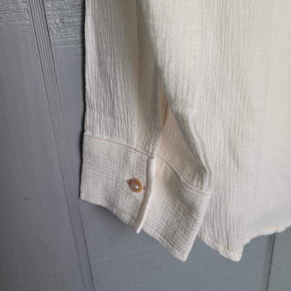 Ellison Women's Contemporary Apparel 100% Cotton White Shirt. Size S - Picture 4 of 6